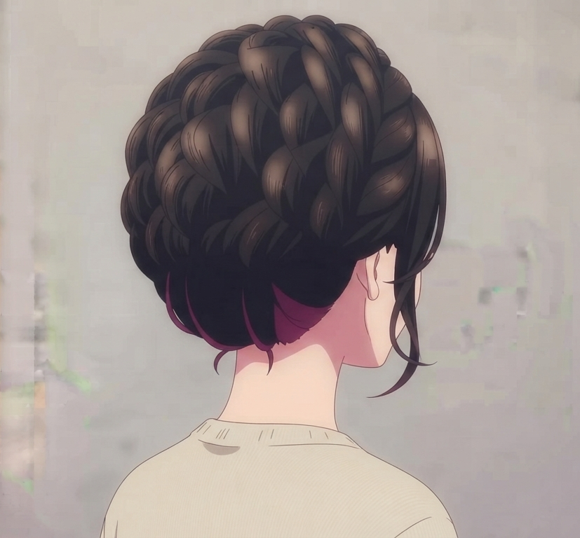 Female · Braided Crown · Back Right 3/4